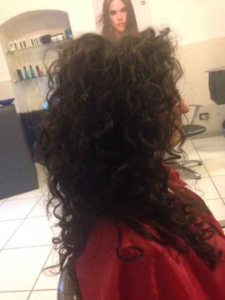 Prima prova capelli un flop consiglio x sposine ricce - 1