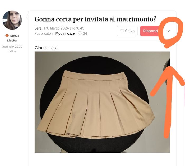 Gonna corta per invitata al matrimonio? 5