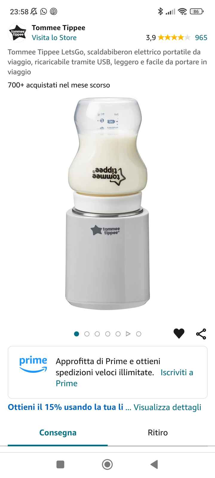 Bollitore per la preparazione del latte artificiale - 2