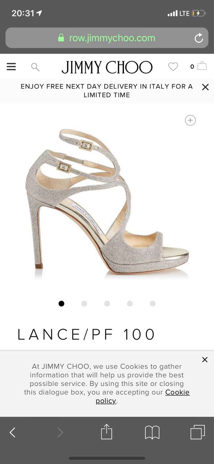 Quanto vi sono costate le scarpe da sposa? - 1