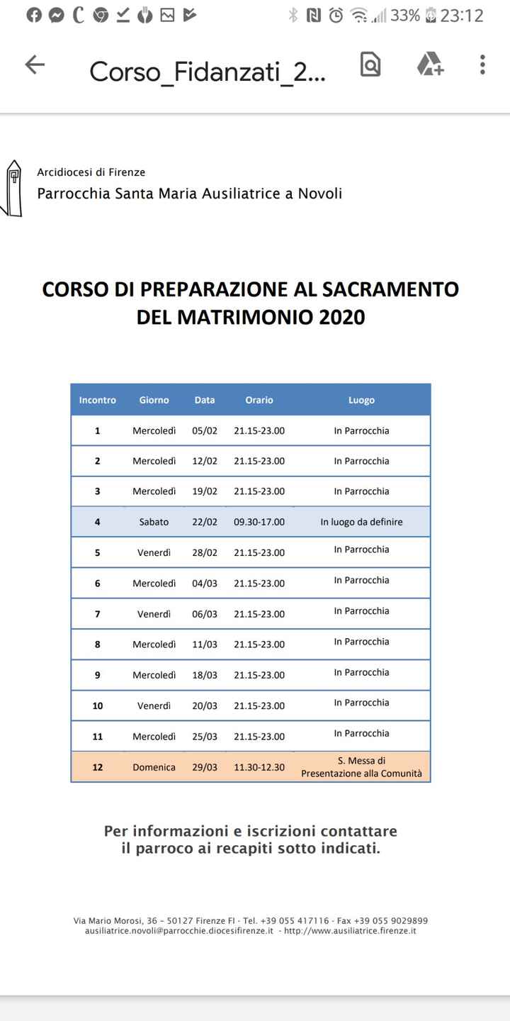 Corso Prematrimoniale_sposa 2020 - 1