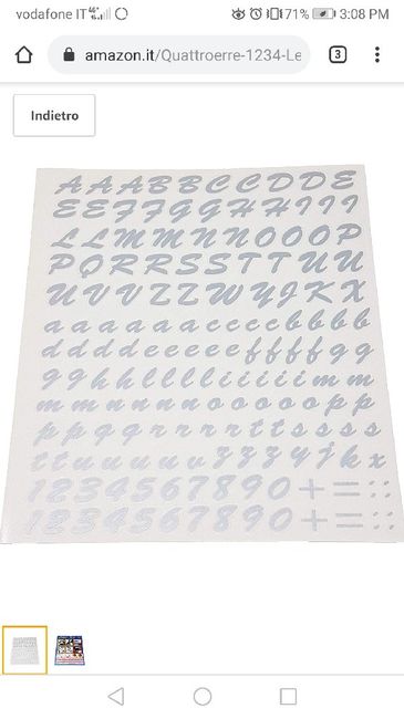 Iniziali per partecipazioni 1