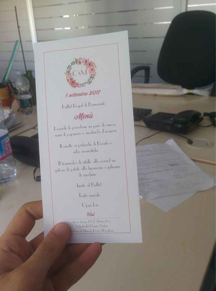 Stampa menù si o no? - 1