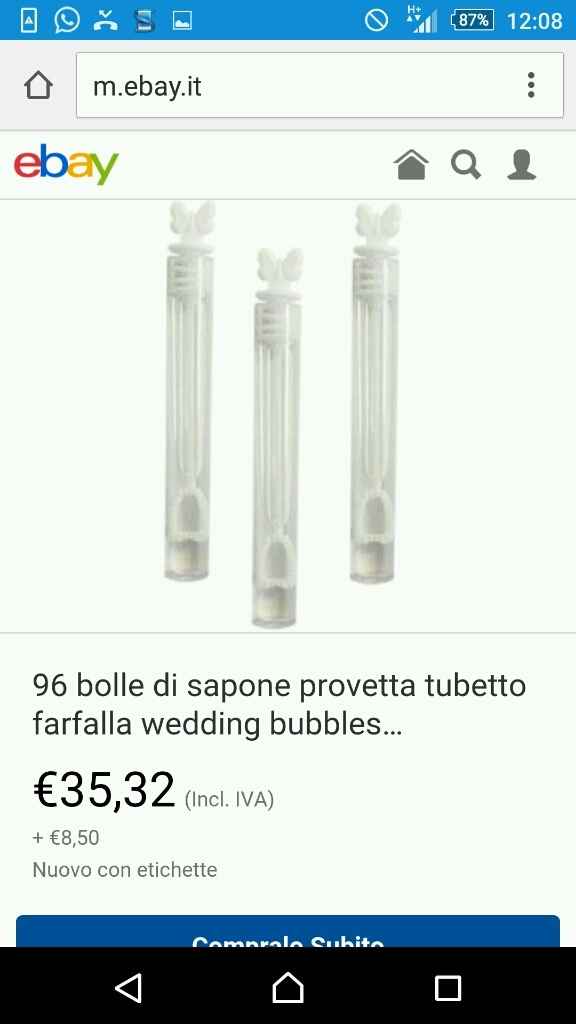 Consiglio bolle di sapone... - 2