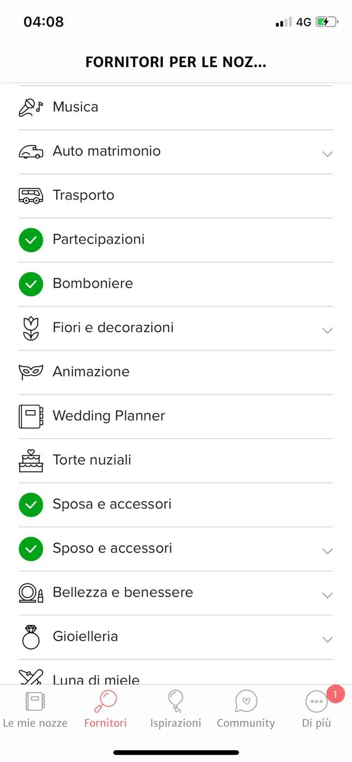 Condividi lo screenshot dei tuoi fornitori - 1