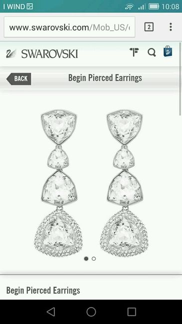 Orecchini swarovski - 1