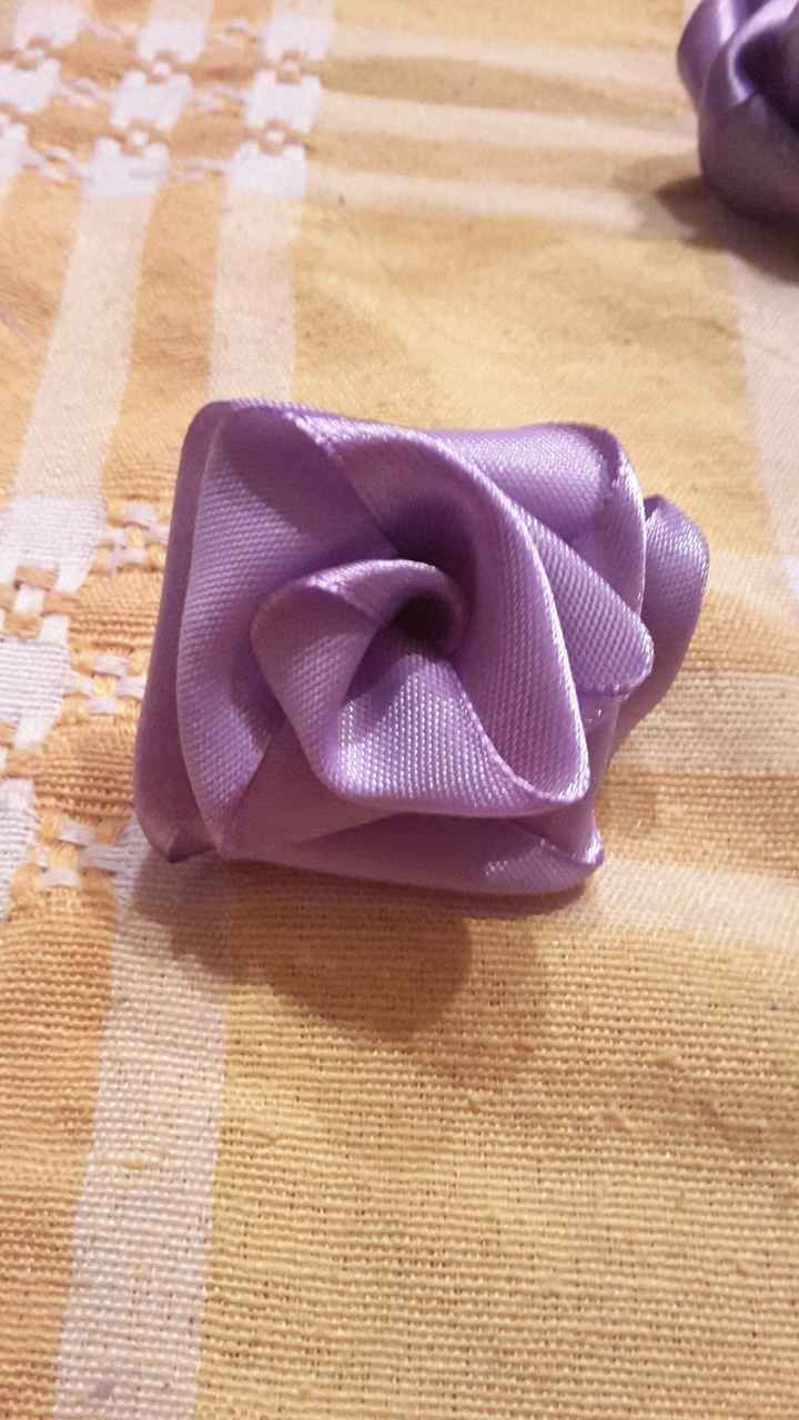 Rose con nastro di raso ^_^ - 1