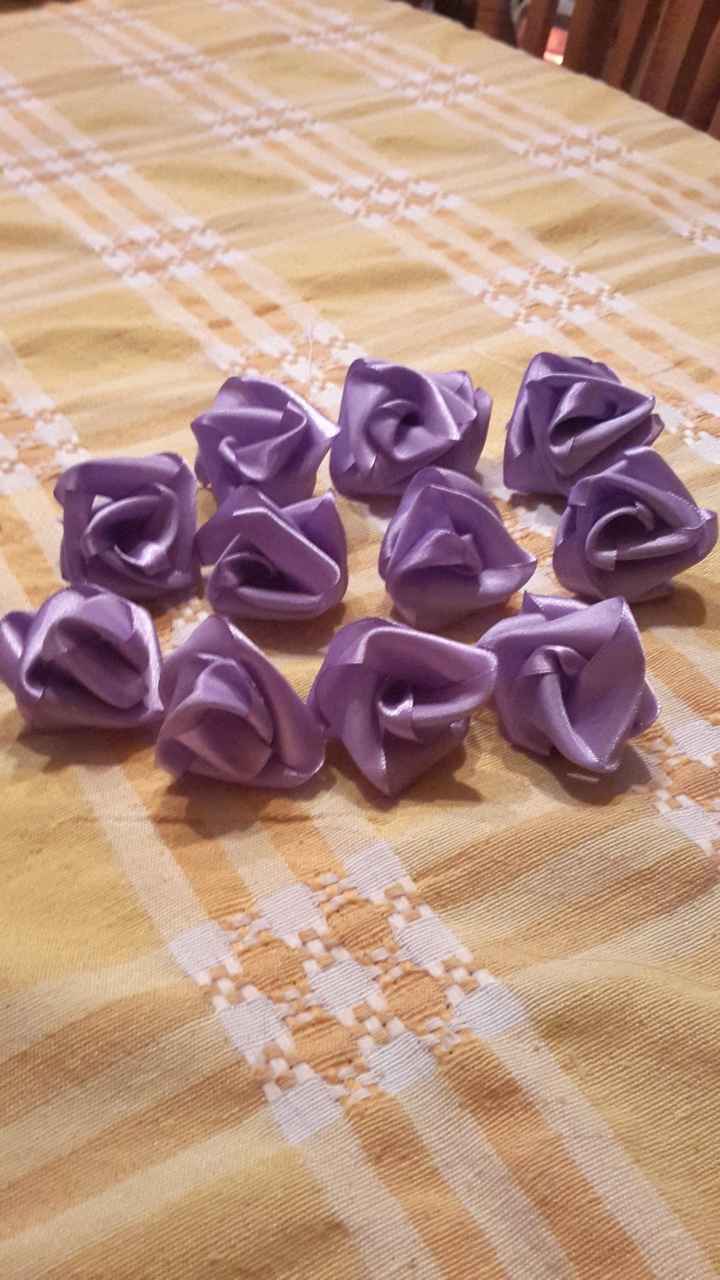 Rose con nastro di raso ^_^ - 2