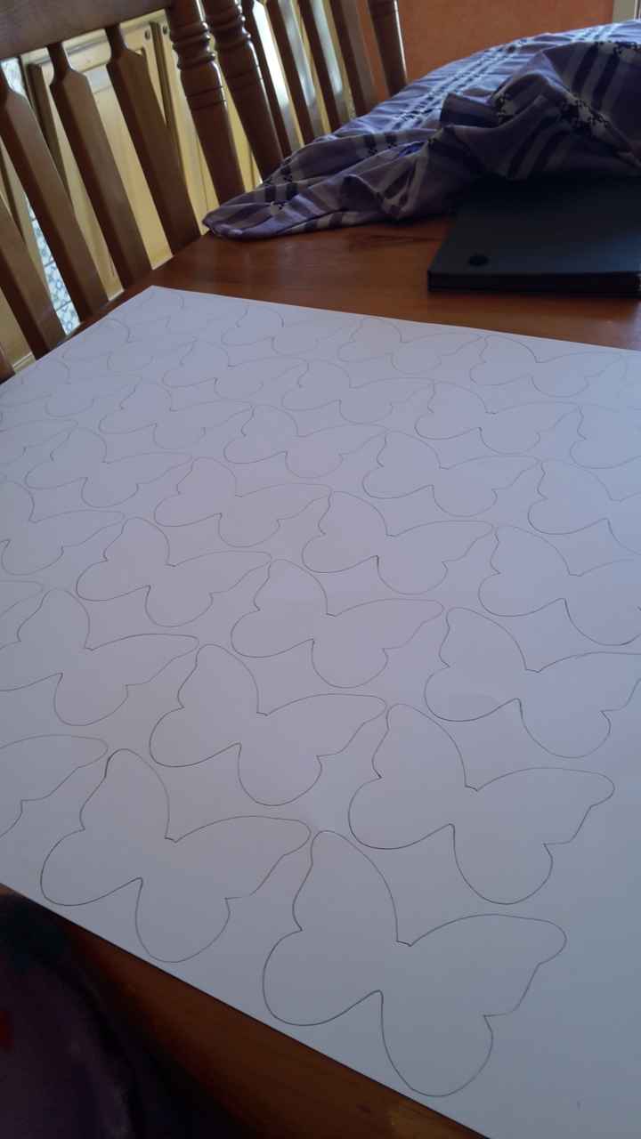 Farfalle segnaposto per bicchieri fai da me ;) - 3