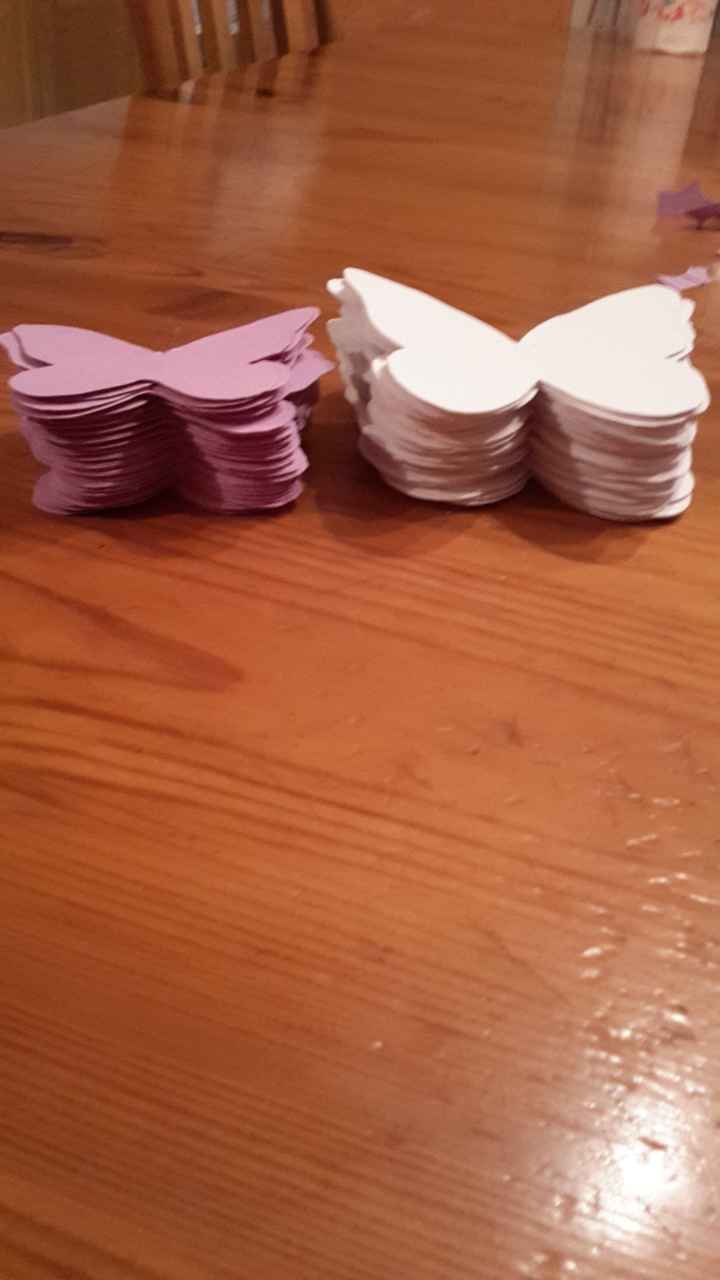 Farfalle segnaposto per bicchieri fai da me ;) - 4