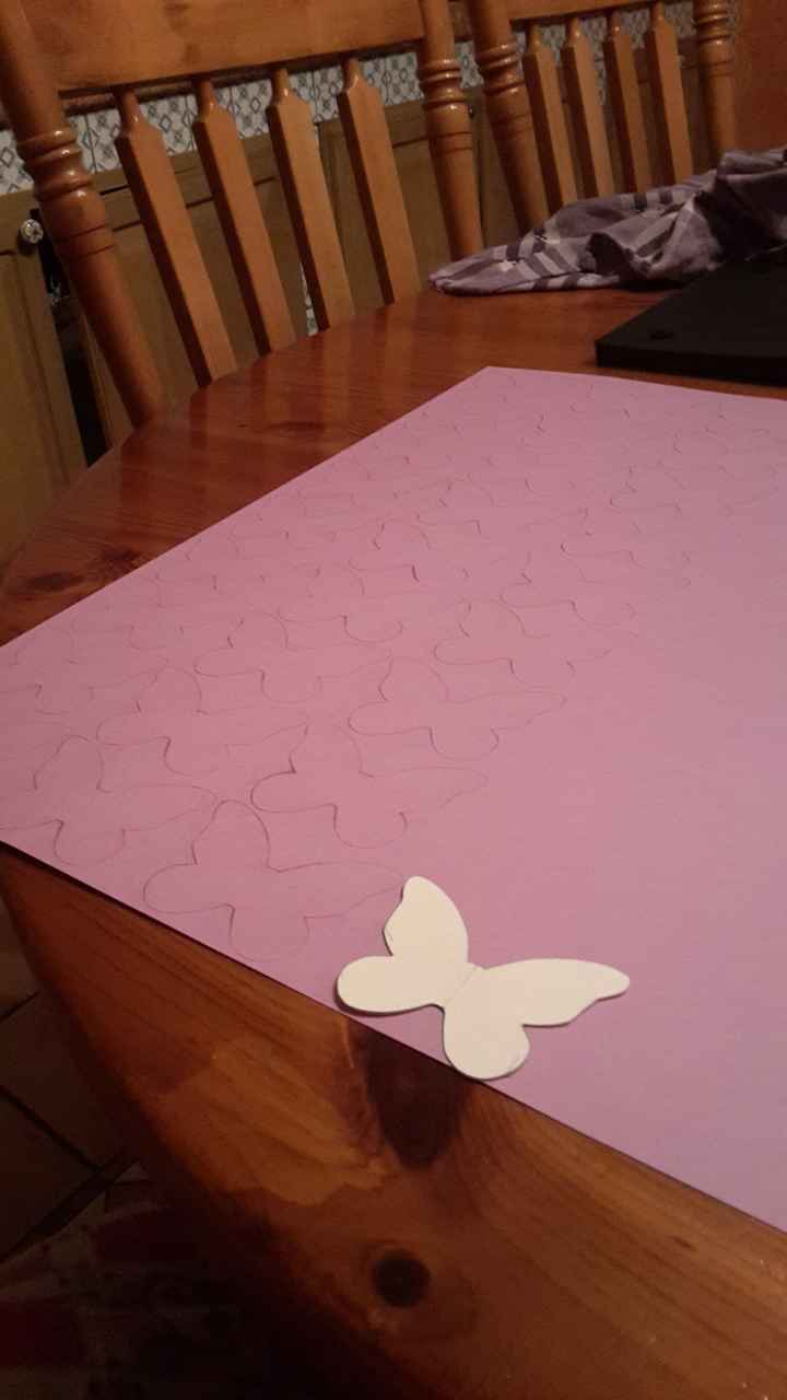 Farfalle segnaposto per bicchieri fai da me ;) - 5