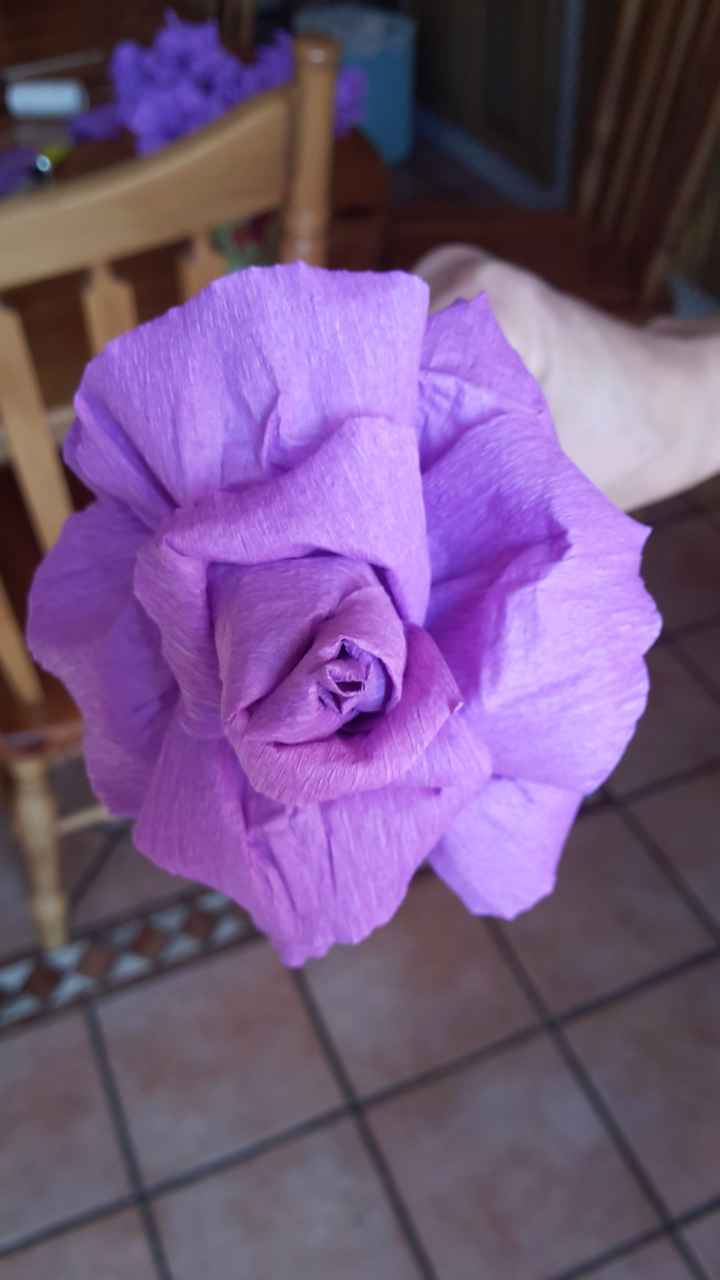 Rose di carta crespa ;) un altro mio fai da te ^_^ - 1