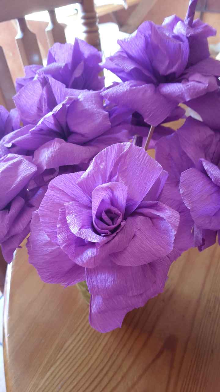 Rose di carta crespa ;) un altro mio fai da te ^_^ - 6