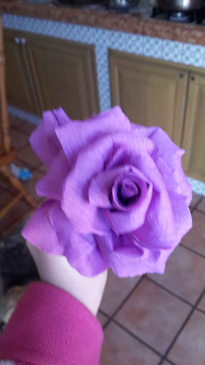 Rose di carta crespa ;) un altro mio fai da te ^_^ - 8