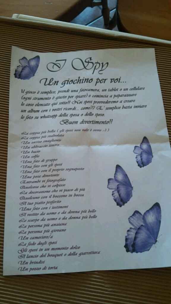 Idee per giochi al ricevimento? - 1