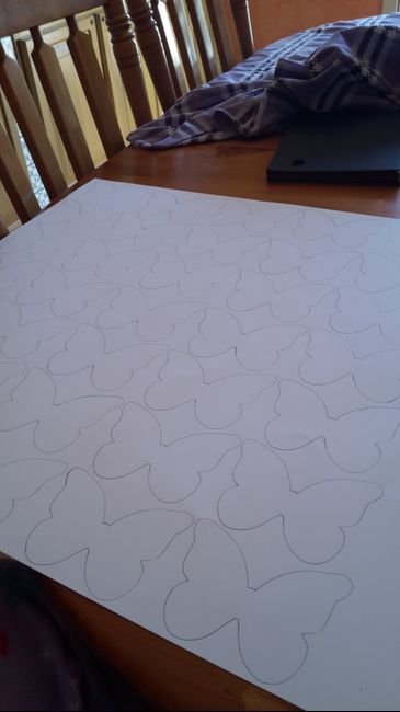 Farfalle segnaposto per bicchieri fai da me ;) - 3