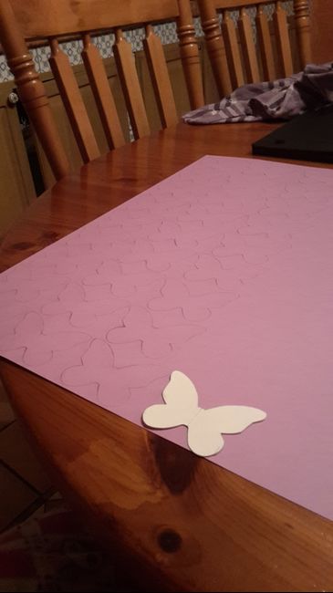 Farfalle segnaposto per bicchieri fai da me ;) - 5
