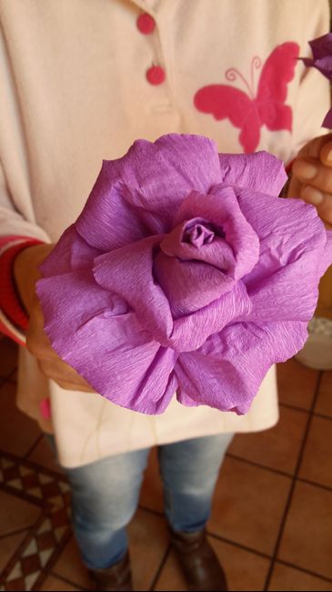 Rose di carta crespa ;) un altro mio fai da te ^_^ - 3