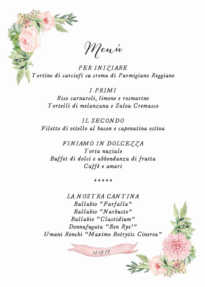 Stampa menù si o no? - 1