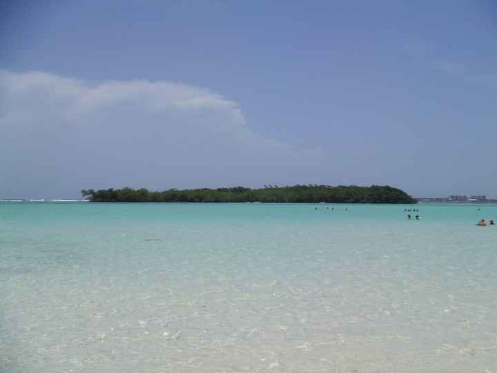 vista dalla spiaggia
