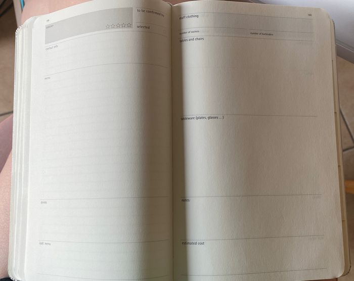 Diario per matrimonio 2