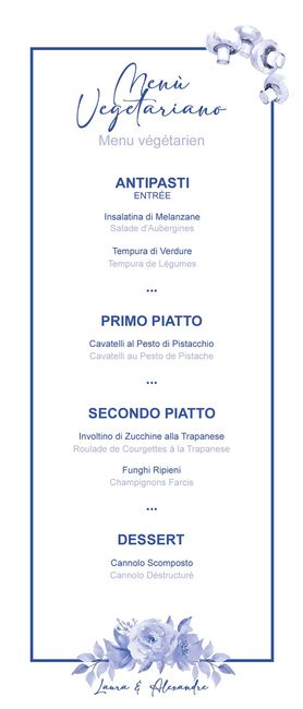 Habemus menu! 2