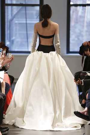 Abito Vera Wang 2014 - dietro