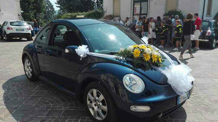 Addobbo macchina sposi - 1