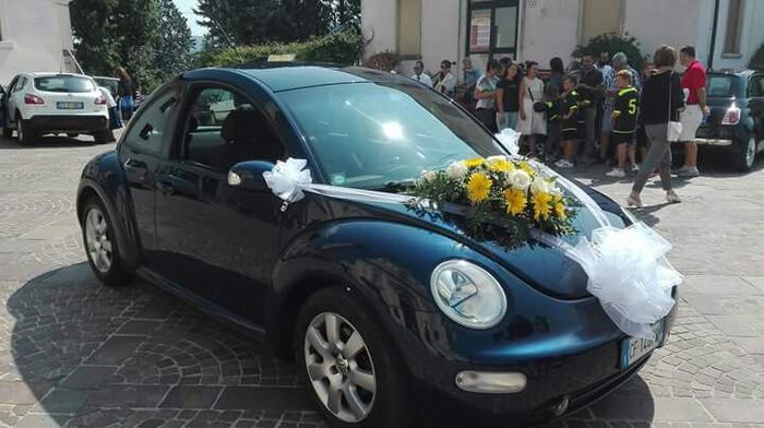Addobbo macchina sposi - 1