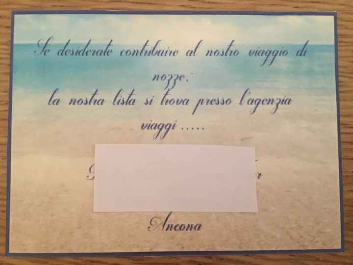 Bigliettini lista viaggio, stampato - 1