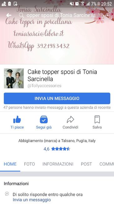  Cake topper personalizzato chitarrista - 1