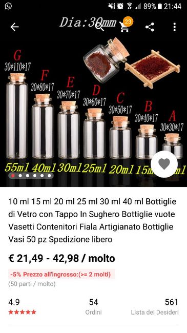 Partecipazione in bottiglia 3