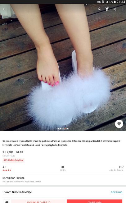 Ciabattine sposa - 1