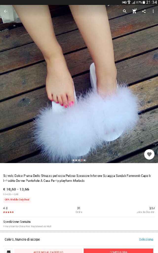 Ciabattine sposa - 1