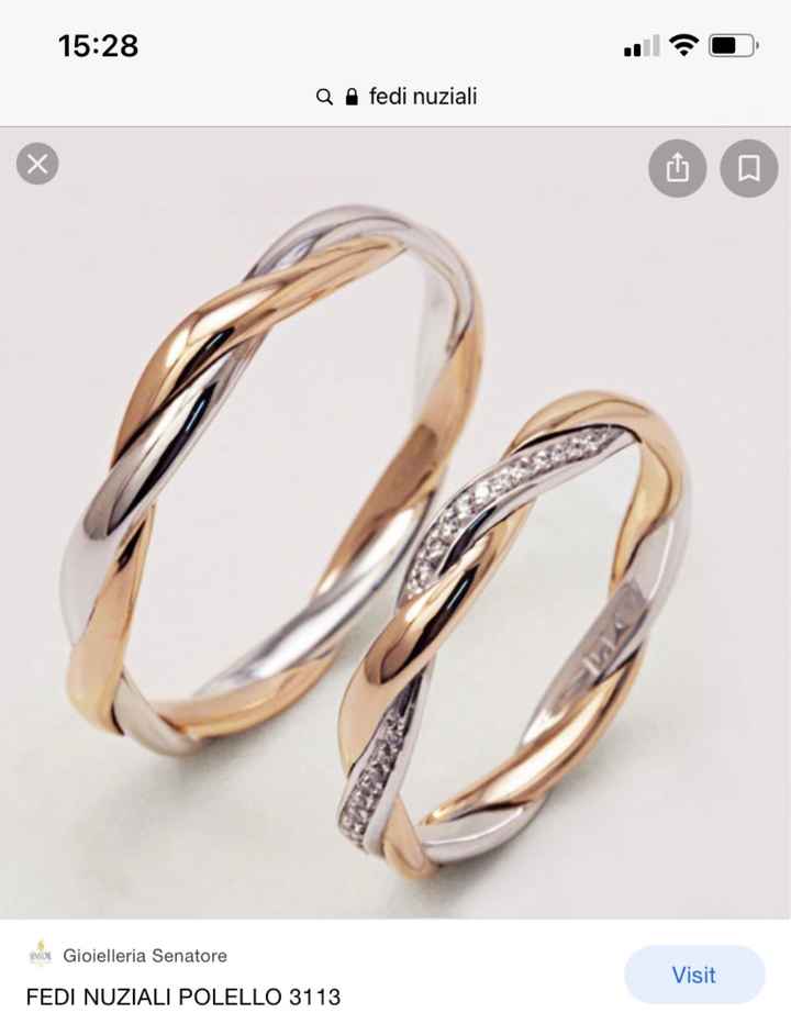 Scelta fedi 💍 - 1