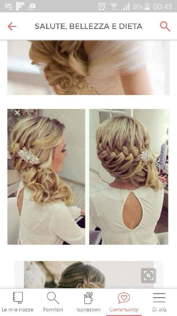 Acconciatura abito maniche lunghe - 4