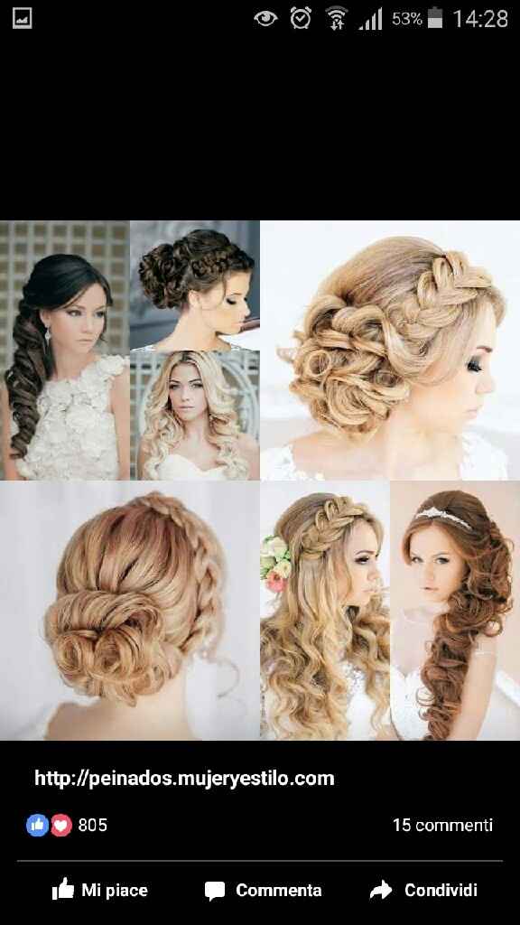 Acconciatura abito maniche lunghe - 5