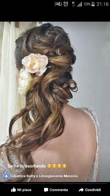 Acconciatura abito maniche lunghe - 3