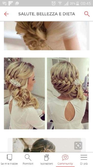 Acconciatura abito maniche lunghe - 4