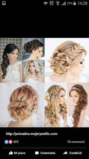 Acconciatura abito maniche lunghe - 5