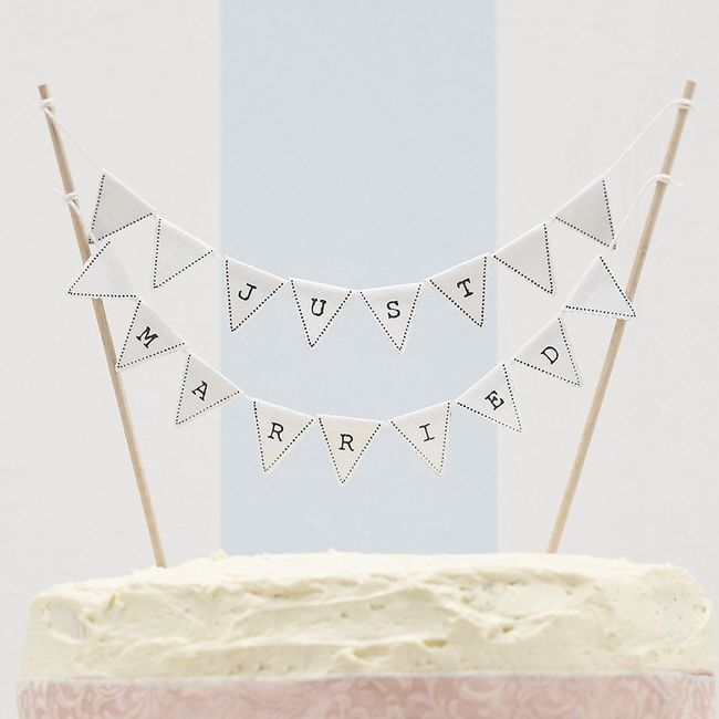 Cake topper shabby chic