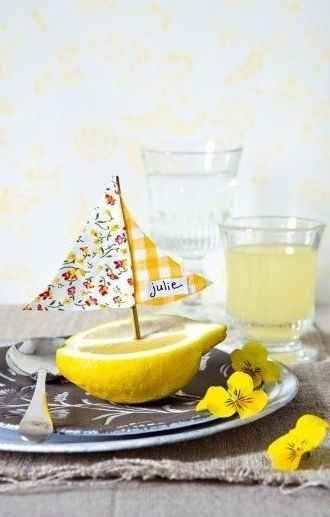 Segnaposto limone