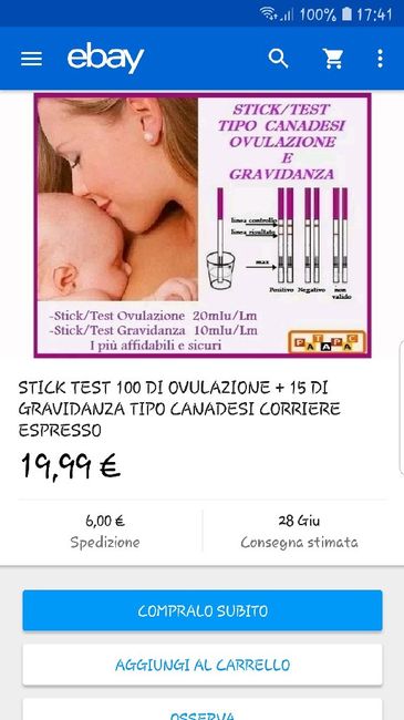 Sondaggio test di ovulazione 2