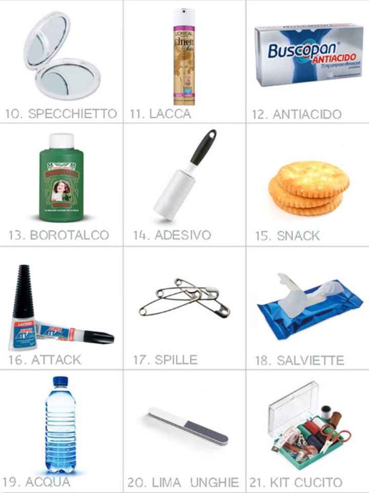 Kit emergenza sposa 🚨👰 - 2