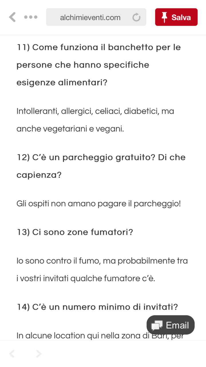 Cosa chiedere alla sala? - 5