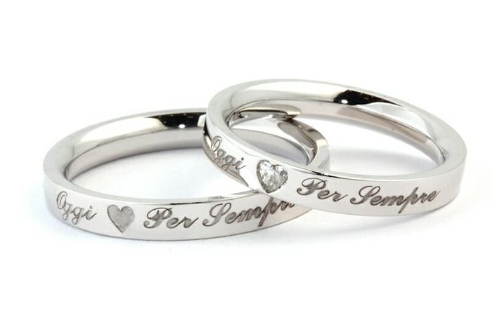 Fedi in oro giallo anzichè bianco - 2