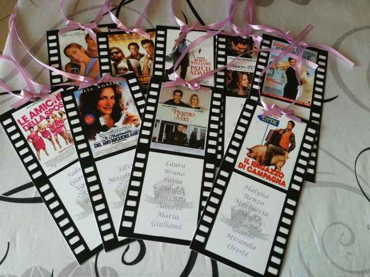 talloncini per tableau tema cinema