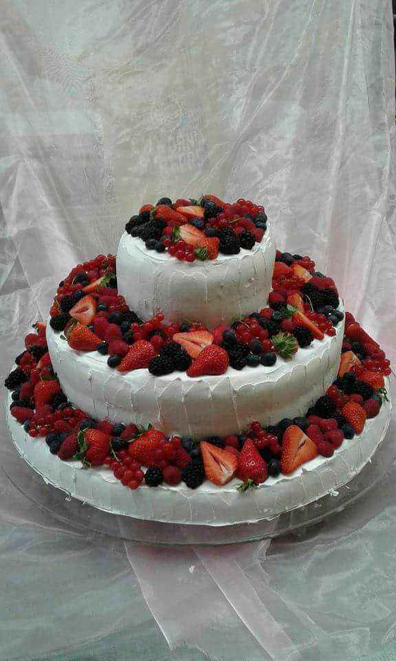 torta con frutta