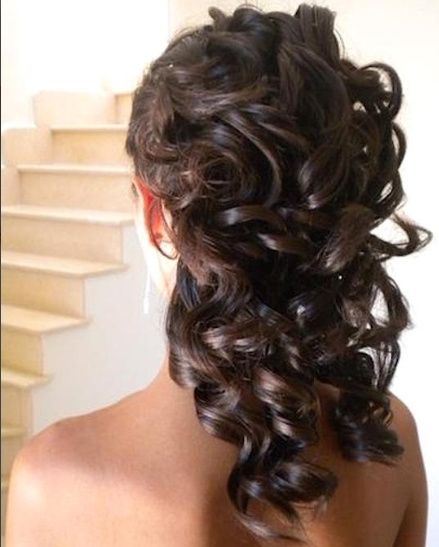 capelli semiraccolti