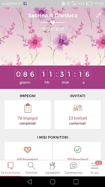 Quanti giorni mancano alle tue nozze? - 1